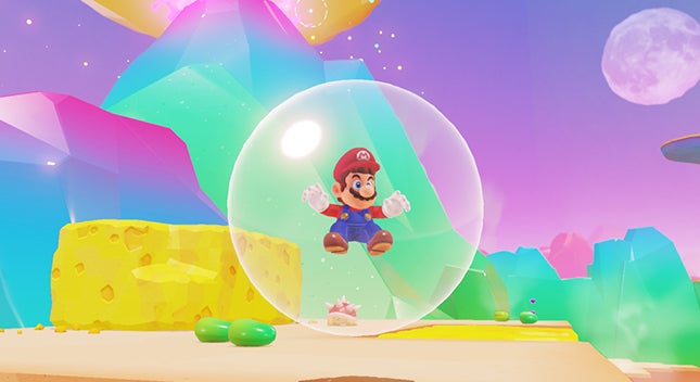 スーパーマリオ オデッセイ カラフルな王国のシーン