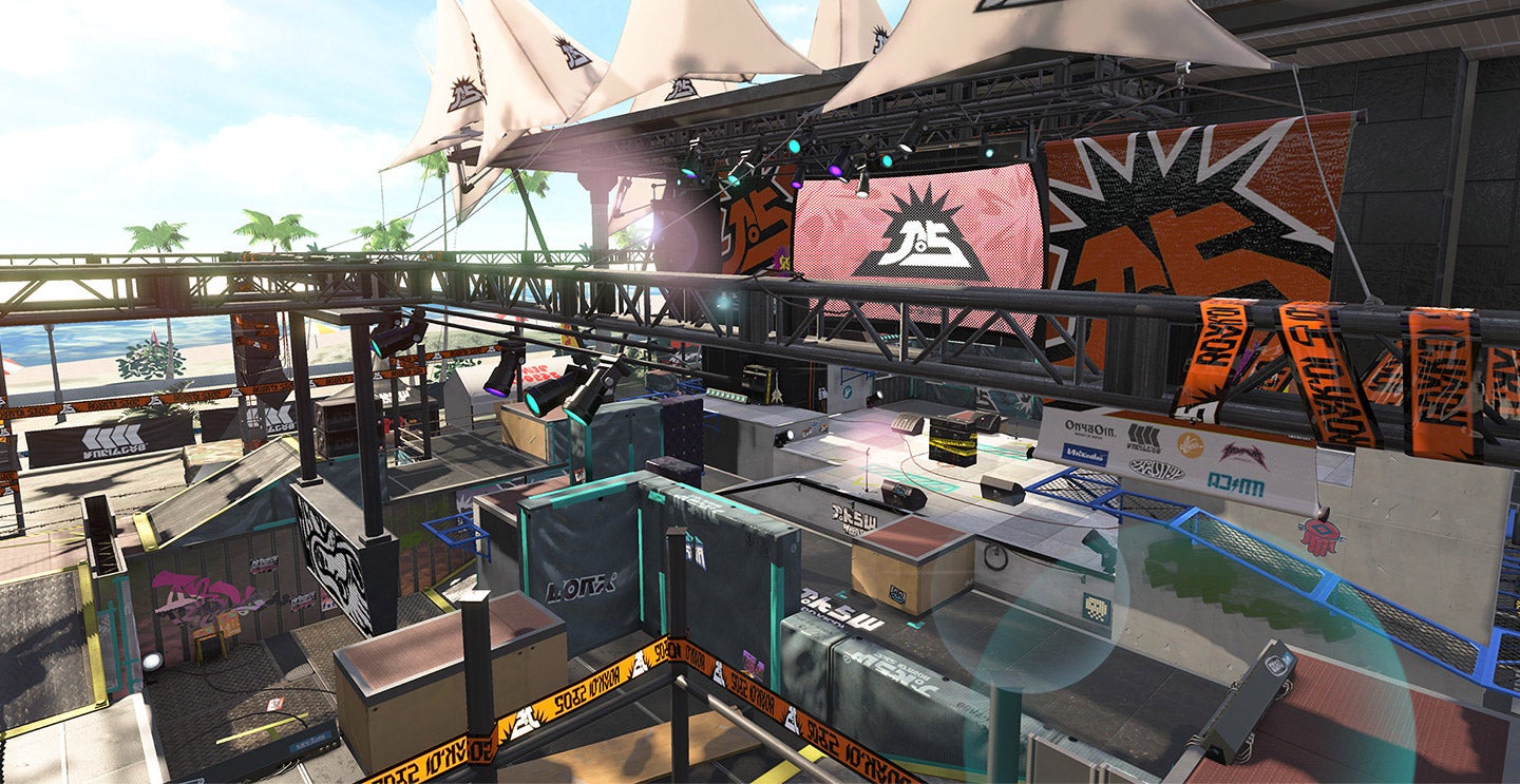 スプラトゥーン2 バトルステージのスクリーンショット
