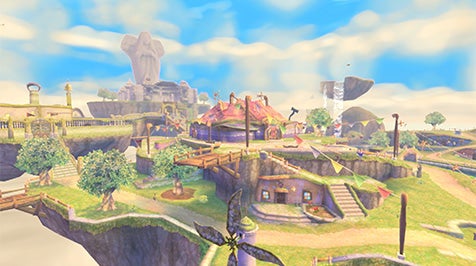 ゼルダの伝説 スカイウォードソードHD 雲の上の街スカイロフト