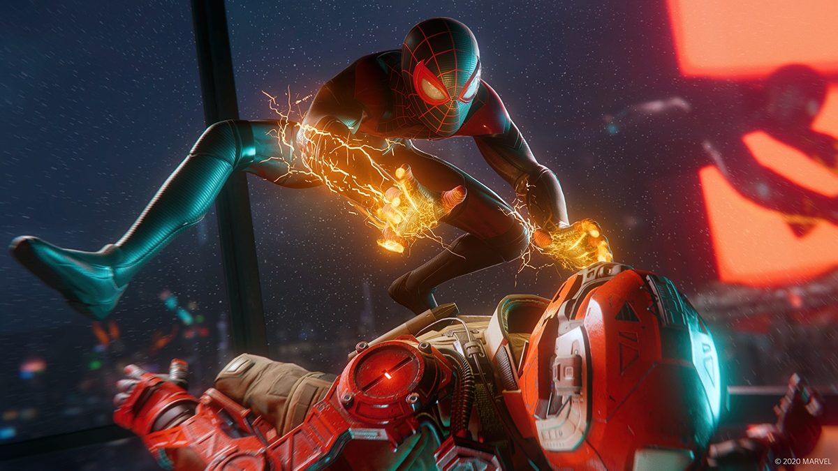 Marvel's Spider-Man: Miles Morales ヴェノムパワーを使うマイルズ