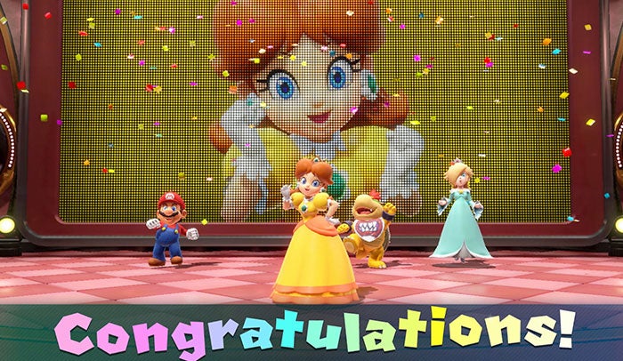 スーパー マリオパーティ リズムモードのミニゲームシーン