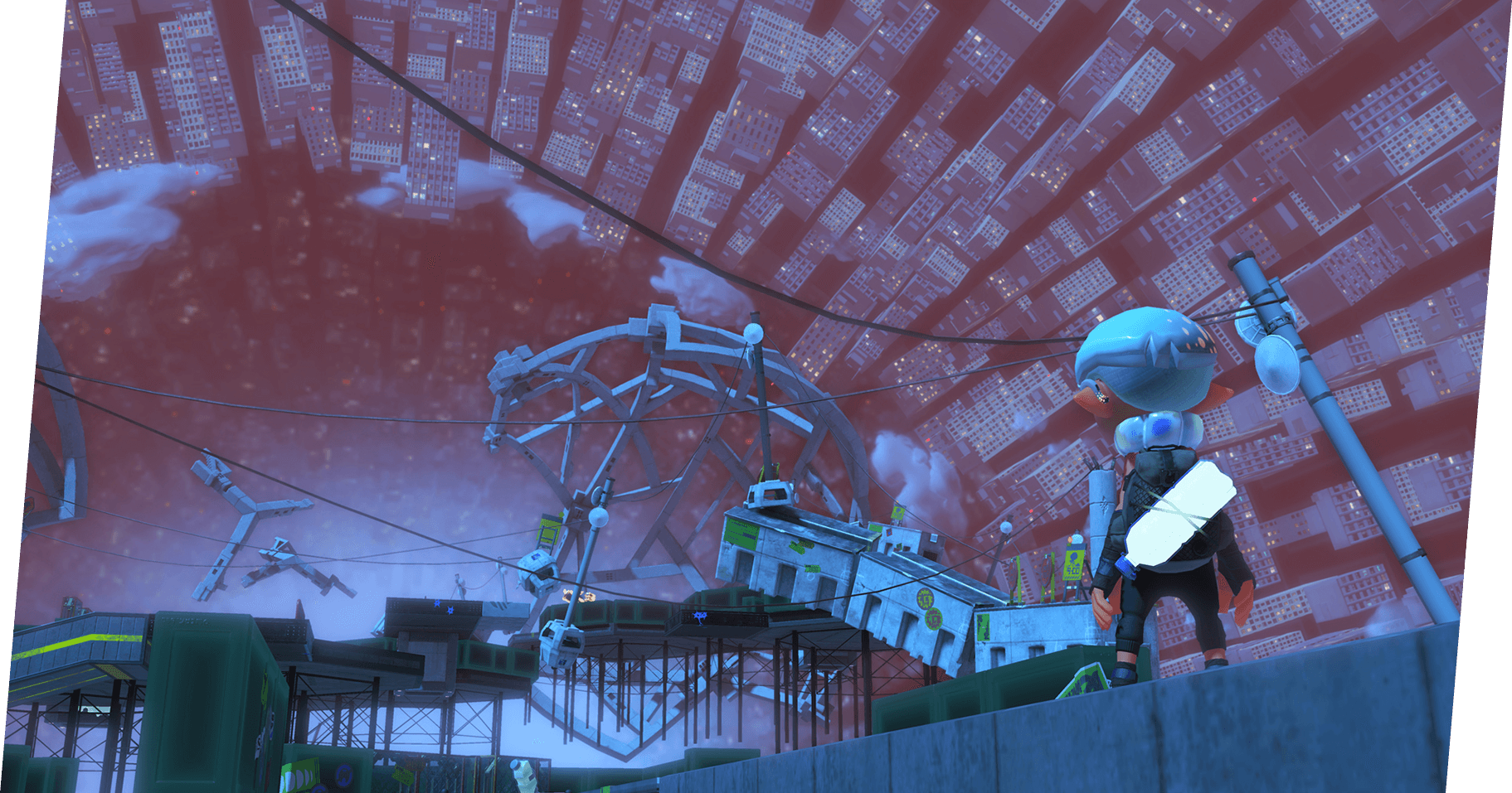 スプラトゥーン3 ヒーローモードのバトルシーン
