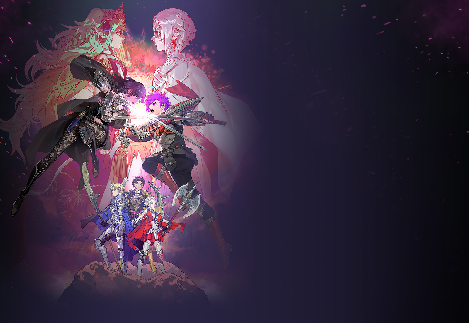 ファイアーエムブレム無双 風花雪月 主人公シェズと三国の主人公たち