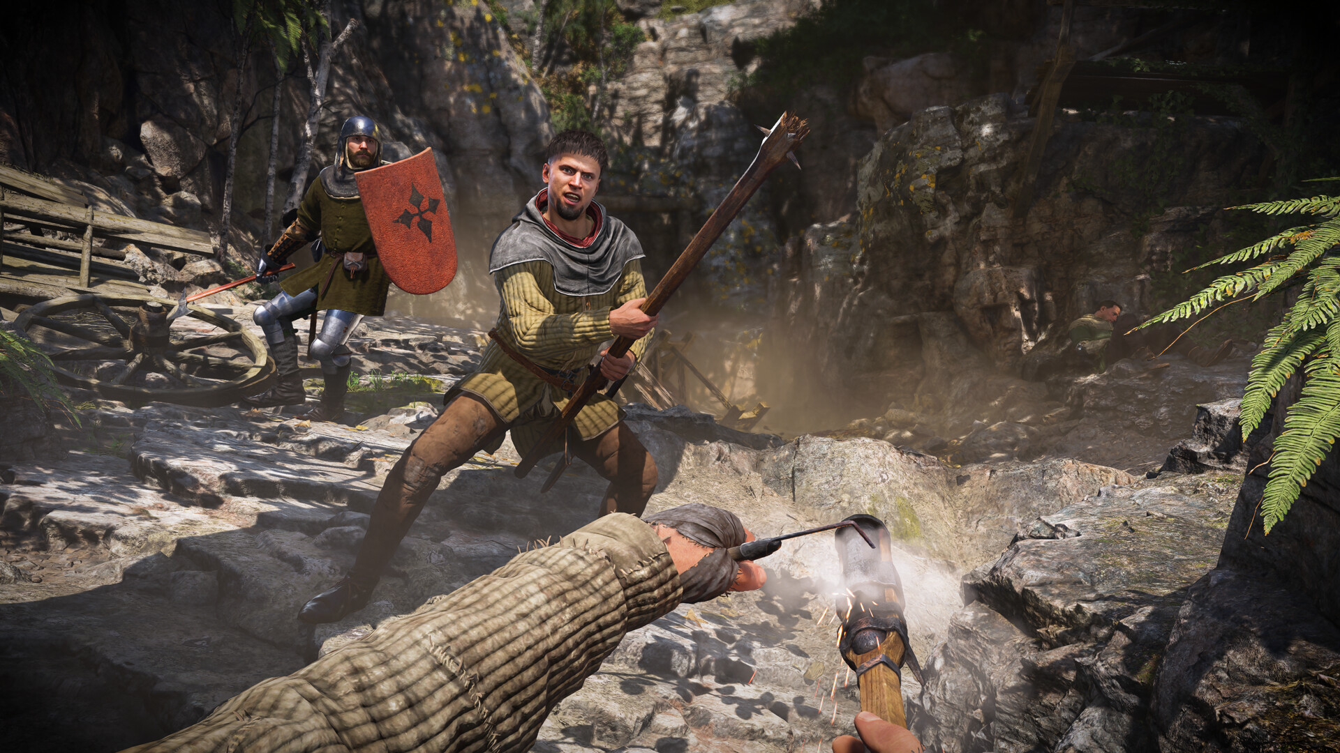 Kingdom Come: Deliverance II のクロスボウ戦闘シーン