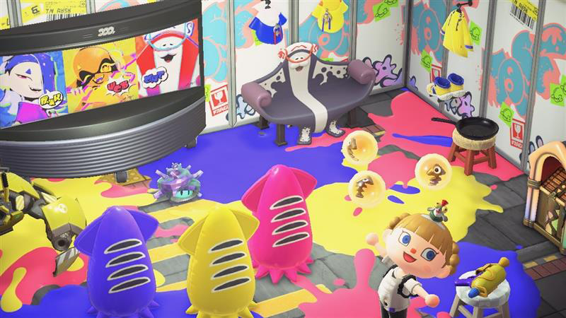 あつまれ どうぶつの森 ゲーム画面
